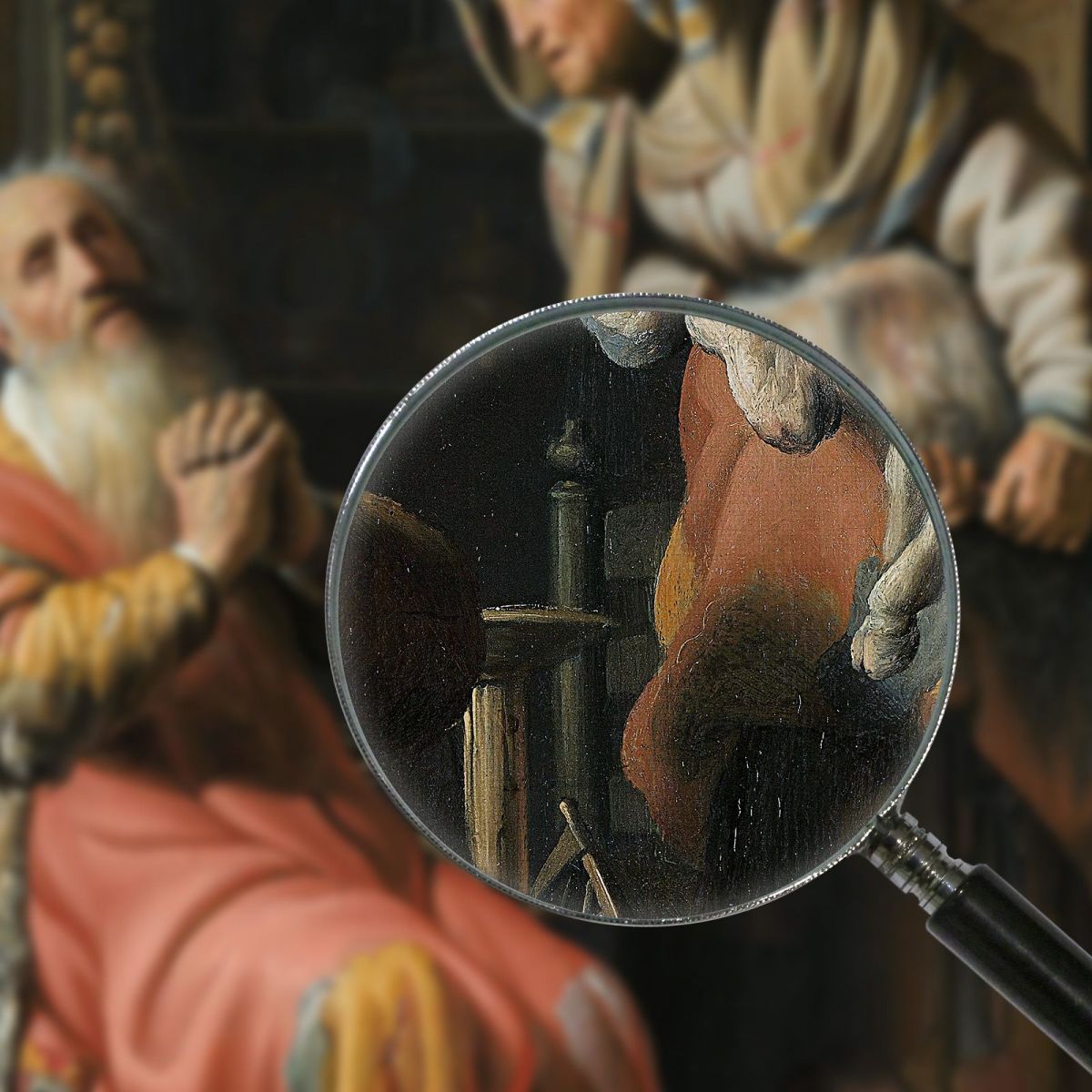 Tobia E Anna Con Il Capretto Rembrandt van Rijn rvr263 quadro stampa su tela
