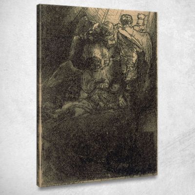 Illustrazione Della Scala Di Giacobbe Per La Piedra Gloriosa Rembrandt van Rijn rvr280 quadro stampa su tela