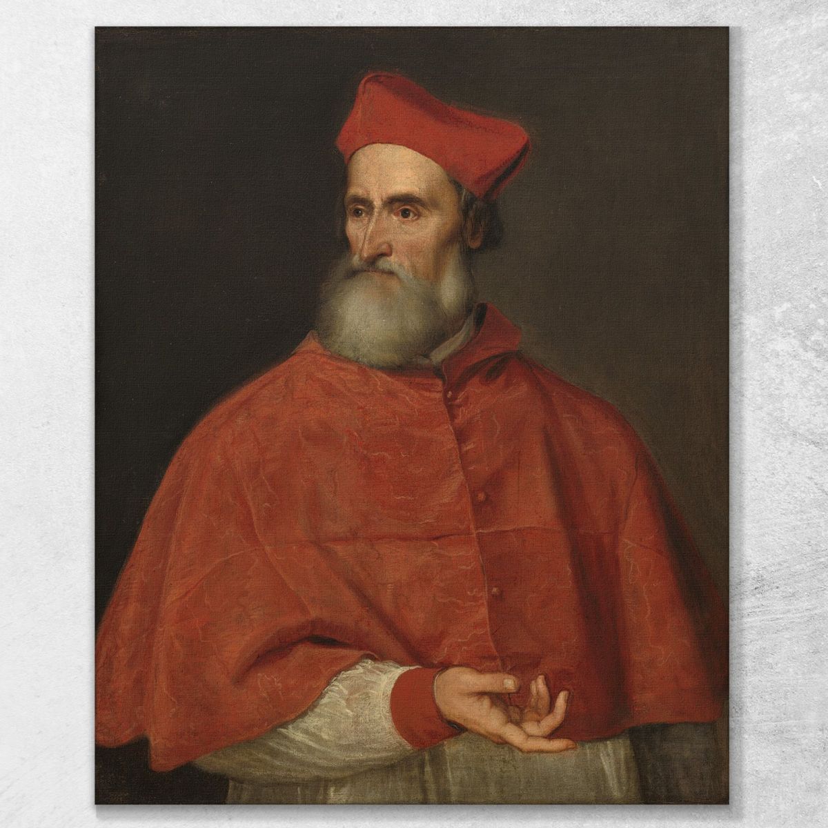 Cardinal Pietro Bembo Titian Tiziano Vecellio ttn12 quadro stampa su tela