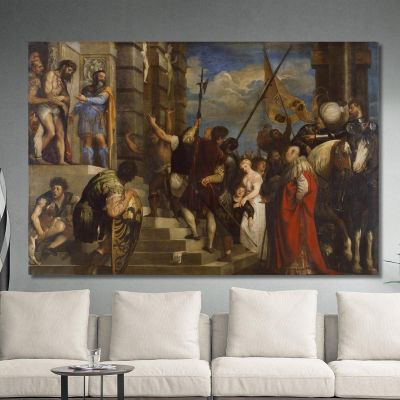 Ecce Homo 3 Titian Tiziano Vecellio ttn24 quadro stampa su tela