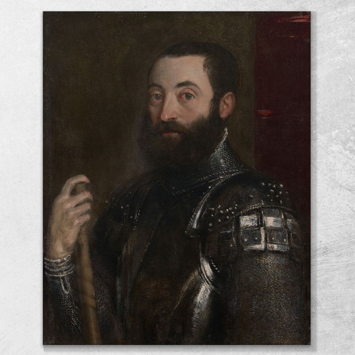 Ritratto Di Guidobaldo Ii Della Rovere Duca Di Urbino Titian Tiziano Vecellio ttn53 quadro stampa su tela