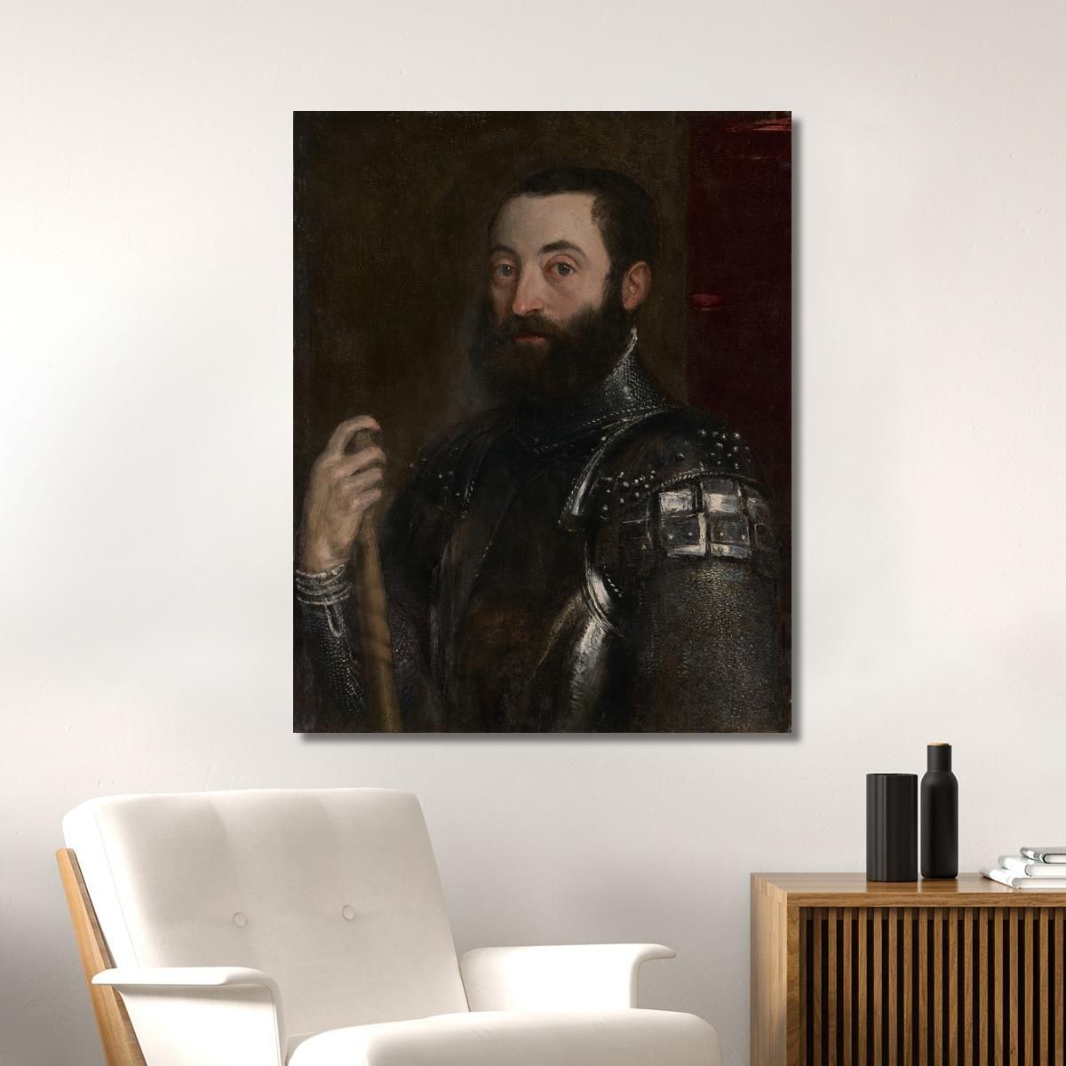 Ritratto Di Guidobaldo Ii Della Rovere Duca Di Urbino Titian Tiziano Vecellio ttn53 quadro stampa su tela