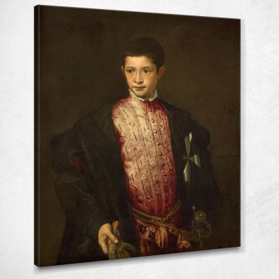 Ranuccio Farnese Titian Tiziano Vecellio ttn56 quadro stampa su tela