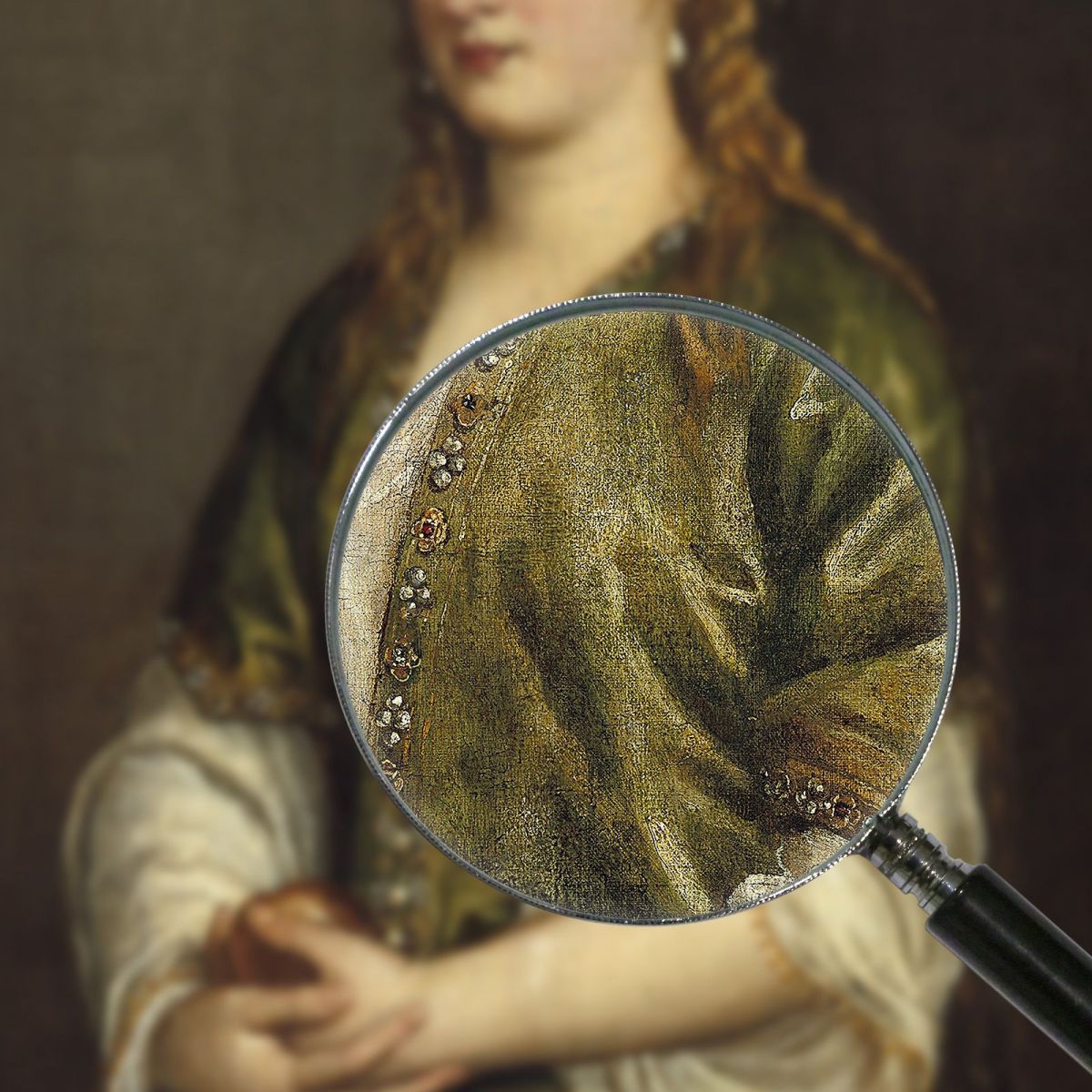 Donna Che Tiene Una Mela Titian Tiziano Vecellio ttn81 quadro stampa su tela