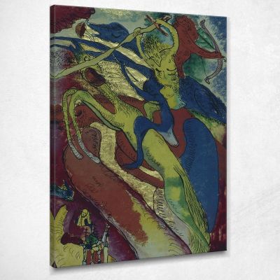 Cavalieri Apocalittici I Wassily Kandinsky wk9 quadro stampa su tela