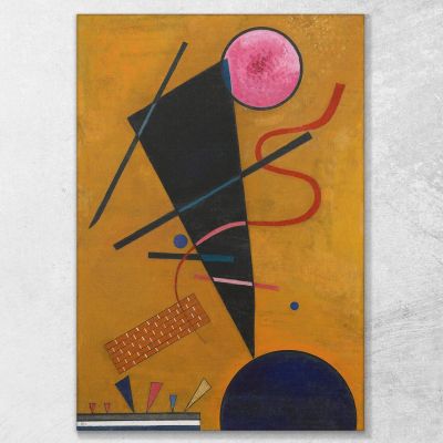 Toucher Contacter Wassily Kandinsky, wk17 tableau impression sur toile