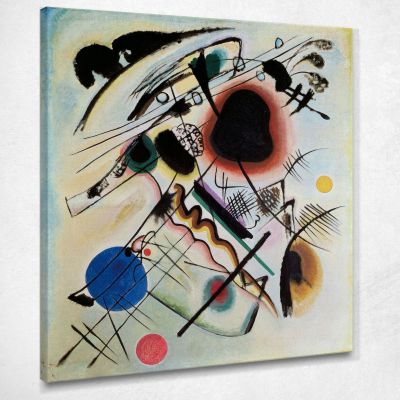 Macchia Nera 1921 Wassily Kandinsky wk21 quadro stampa su tela