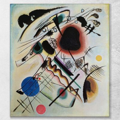 Macchia Nera 1921 Wassily Kandinsky wk21 quadro stampa su tela