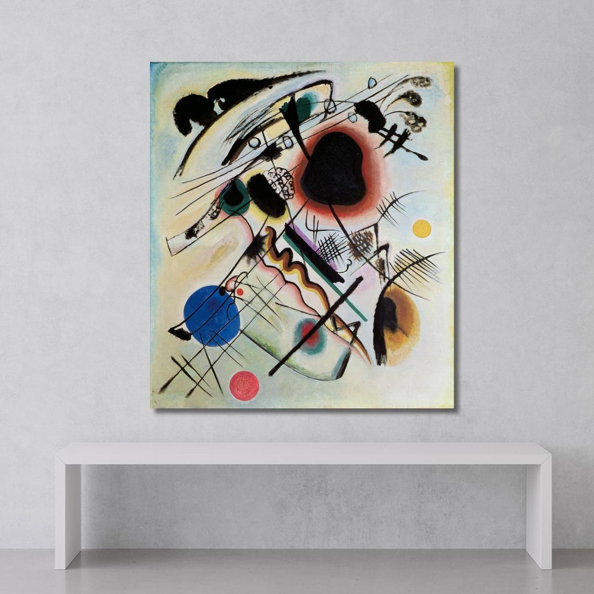 Macchia Nera 1921 Wassily Kandinsky wk21 quadro stampa su tela