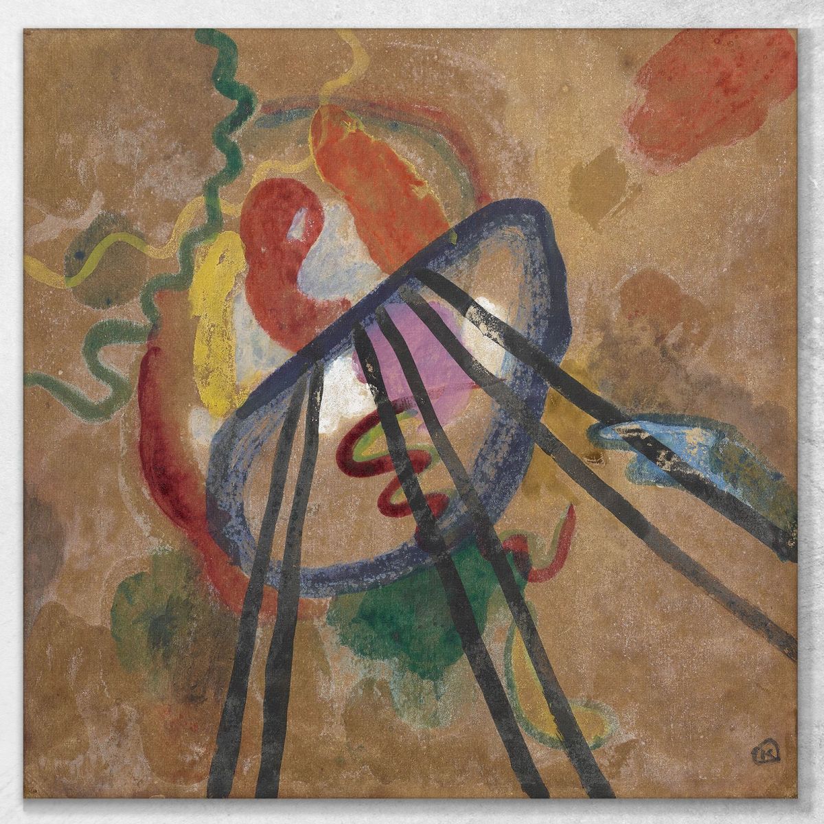 Stivale Wassily Kandinsky wk28 quadro stampa su tela