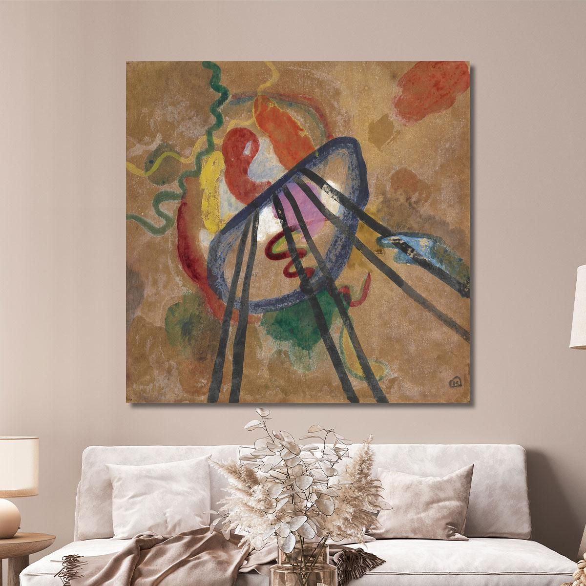 Stivale Wassily Kandinsky wk28 quadro stampa su tela