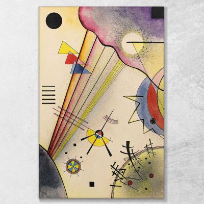 Effacer La Connexion Effacer La Connexion Wassily Kandinsky, wk47 tableau impression sur toile