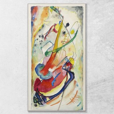 Entwurf Zu Einem Wandbild Für Edwin R. Campbell Nr. 1 Wassily Kandinsky, wk59 drucken auf leinwand