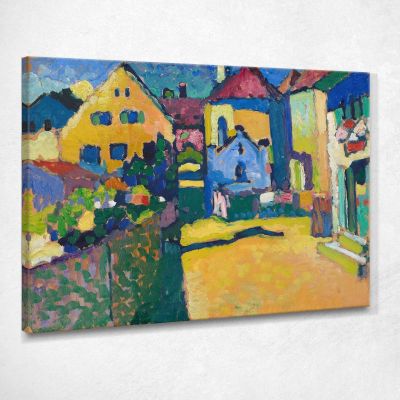 Via Verde A Murnau Wassily Kandinsky wk70 quadro stampa su tela