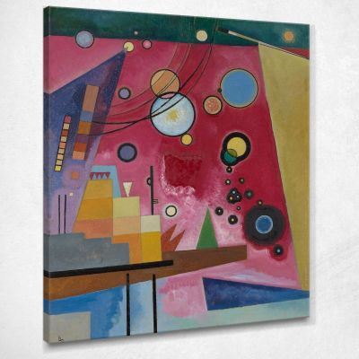 Rosso Pesante 1924 Wassily Kandinsky wk73 quadro stampa su tela