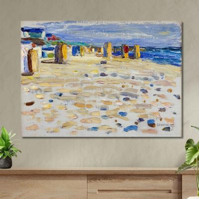 Sedie Da Spiaggia Olandesi Wassily Kandinsky wk74 quadro stampa su tela