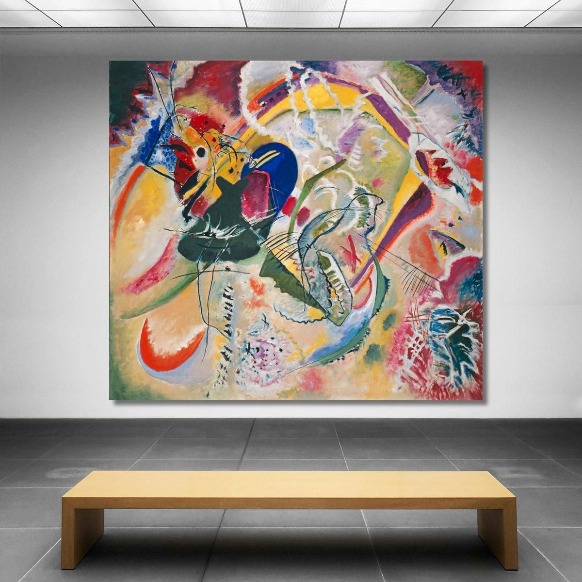 Improvvisazione 35 1914 Wassily Kandinsky wk90 quadro stampa su tela