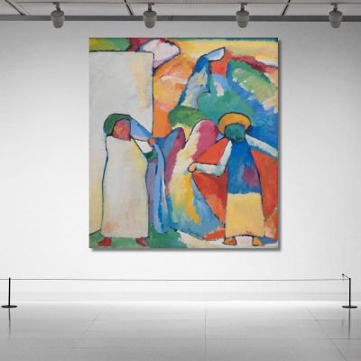 Improvvisazione 6 Africana Wassily Kandinsky wk91 quadro stampa su tela