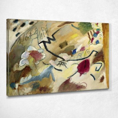 Schizzo Di Cavalli Per Improvvisazione N. 20 1911 Wassily Kandinsky wk94 quadro stampa su tela