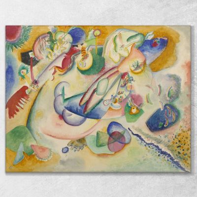 Improvvisazione Wassily Kandinsky wk97 quadro stampa su tela