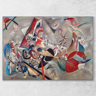 Nel Grigio 1919 Wassily Kandinsky wk98 quadro stampa su tela