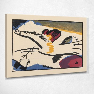 Suona Pl.04 Wassily Kandinsky wk120 quadro stampa su tela