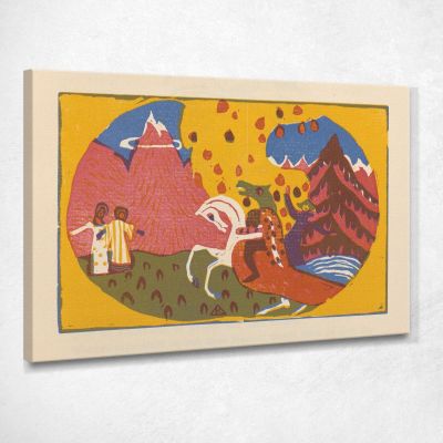 Suona Pl.05 Wassily Kandinsky wk121 quadro stampa su tela
