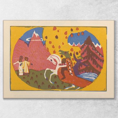 Suona Pl.05 Wassily Kandinsky, wk121 quadro stampa su tela