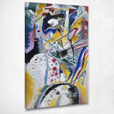 Grande Studio Su Un Murale Per Edwin R. Campbell Summer Wassily Kandinsky wk148 quadro stampa su tela