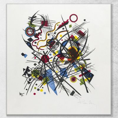 Litografia Per La Quarta Cartella Bauhaus Wassily Kandinsky, wk152 quadro stampa su tela