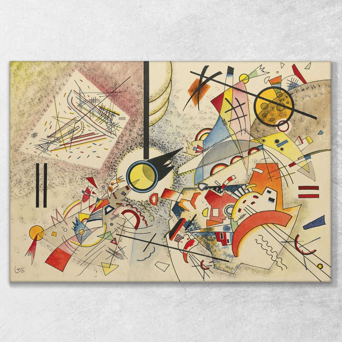 Senza Titolo 1923 Wassily Kandinsky wk157 quadro stampa su tela