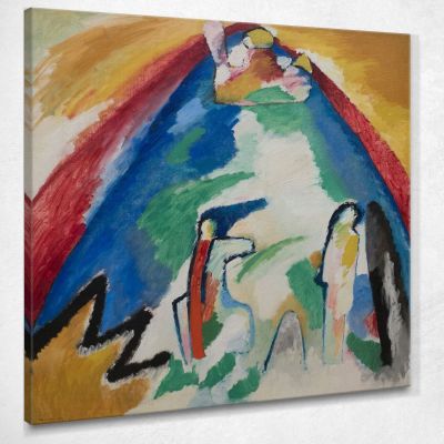 Montagna Wassily Kandinsky wk159 quadro stampa su tela