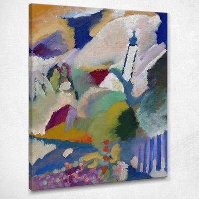 Murnau Con La Chiesa I Wassily Kandinsky wk163 quadro stampa su tela