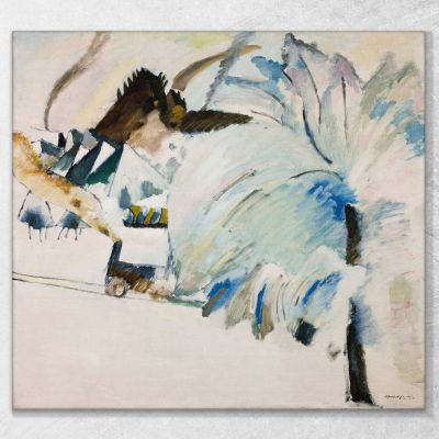 Murnau Avec Locomotive Wassily Kandinsky, wk164 tableau impression sur toile