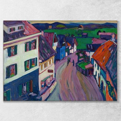 Murnau Vista Dalla Finestra Del Griesbräu Wassily Kandinsky wk167 quadro stampa su tela