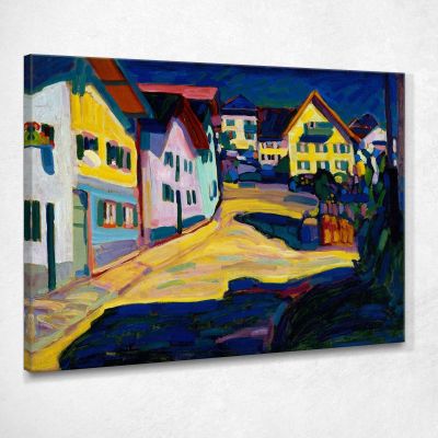 Murnau Burggrabenstrasse 1 1908 Wassily Kandinsky wk169 quadro stampa su tela