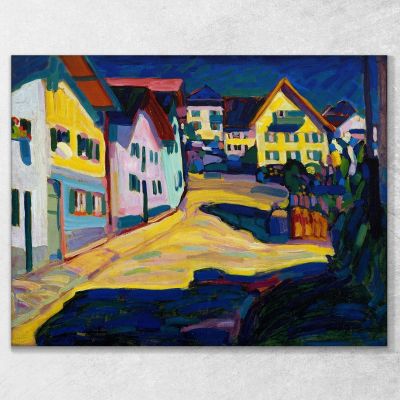 Murnau Burggrabenstrasse 1 1908 Wassily Kandinsky wk169 quadro stampa su tela