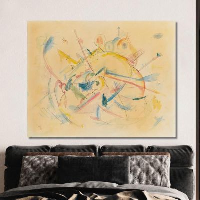 Senza Titolo Senza Titolo Wassily Kandinsky wk173 quadro stampa su tela