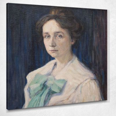 Ritratto Di Gabriele Munter Wassily Kandinsky wk192 quadro stampa su tela