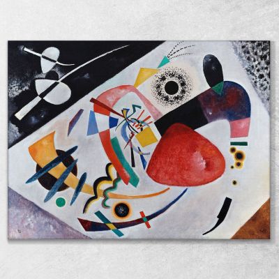 Macchia Rossa Ii Wassily Kandinsky wk199 quadro stampa su tela