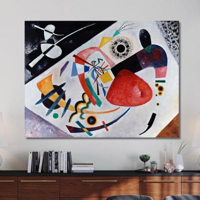 Macchia Rossa Ii Wassily Kandinsky wk199 quadro stampa su tela