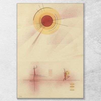Brillo 1929 Wassily Kandinsky, wk208 cuadro en lienzo