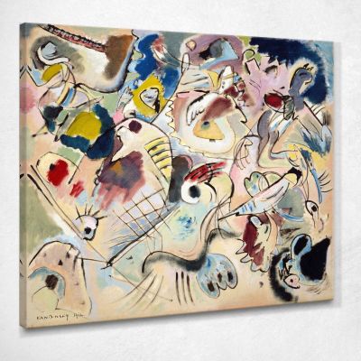 Schizzo 160A Wassily Kandinsky wk209 quadro stampa su tela