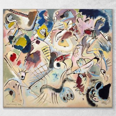 Schizzo 160A Wassily Kandinsky wk209 quadro stampa su tela