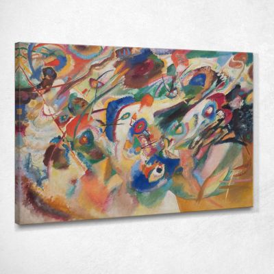 Schizzo 2 Per La Composizione Vii Wassily Kandinsky wk210 quadro stampa su tela