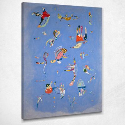 Blu Cielo 1940 Wassily Kandinsky wk213 quadro stampa su tela