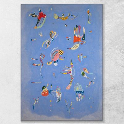Azul Cielo 1940 Wassily Kandinsky, wk213 cuadro en lienzo