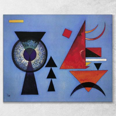 Morbido Duro 1927 Wassily Kandinsky wk215 quadro stampa su tela