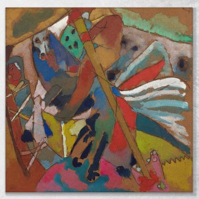 San Jorge Ii Wassily Kandinsky, wk217 cuadro en lienzo