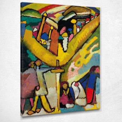 Studio Per L'Improvvisazione 8 1909 Wassily Kandinsky wk223 quadro stampa su tela